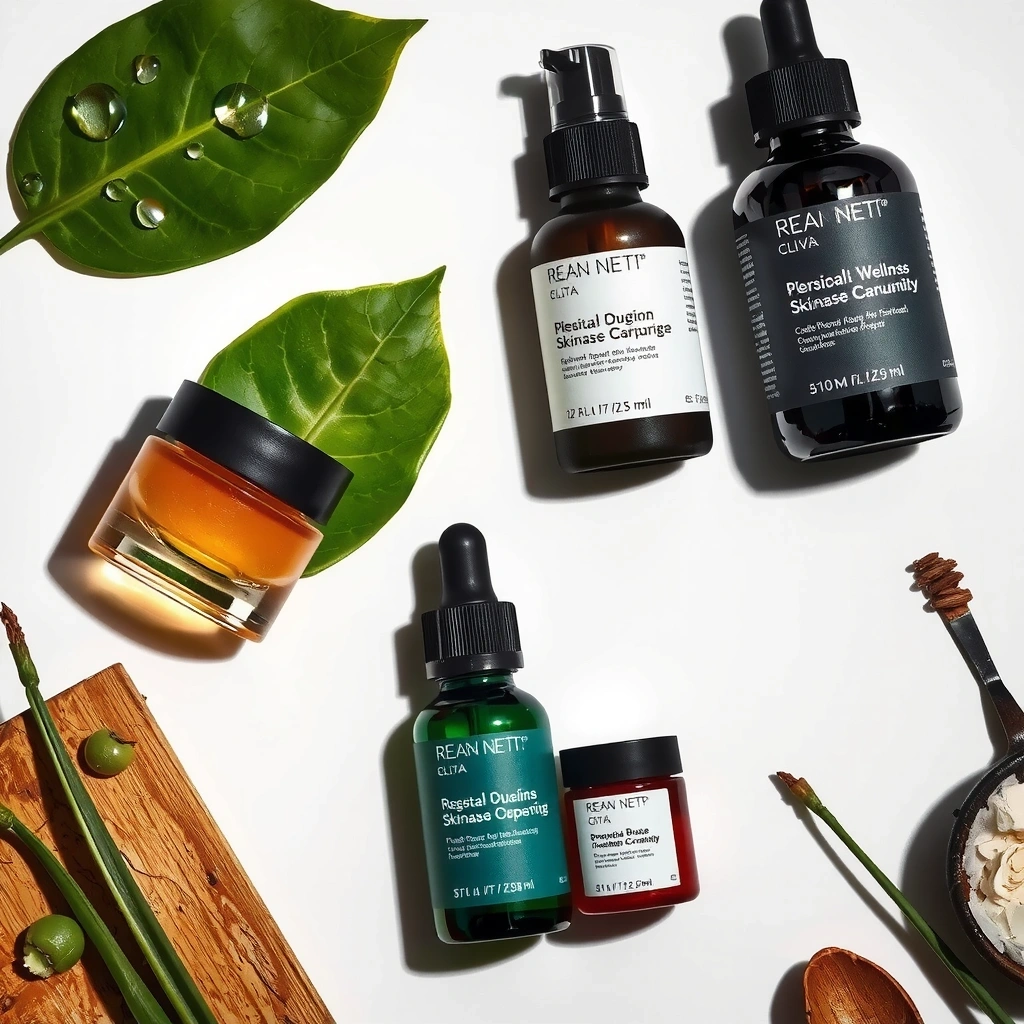 Premium natural wellness products with botanicals